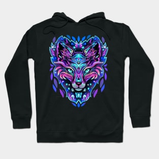 Vaporwave Wolf Hoodie